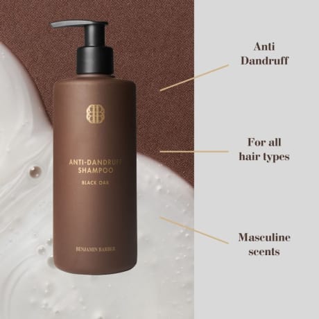 Benjamin Barber Anti-Dandruff Shampoo Black Oak 300 ml